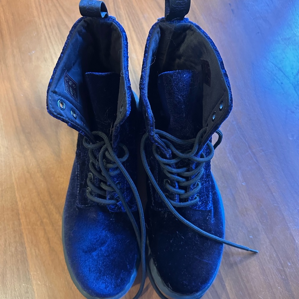 Dr. Martens Black Brocade Boots - Picture 8 of 9